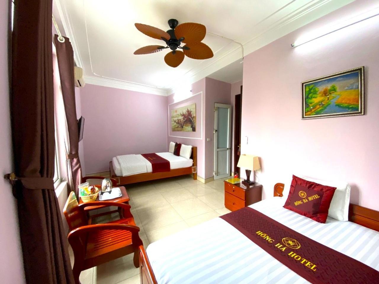 Hong Ha Airport Hotel Thach Loi Bagian luar foto